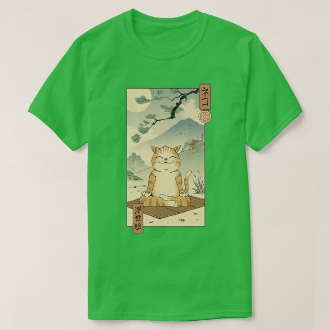 Zen Neko T-Shirt (Design vorne)