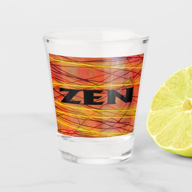 Zen noir fil de verre abattu (Devant)