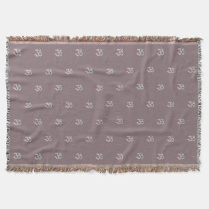 Zen Om symbole motif Sanskrit couverture rose past