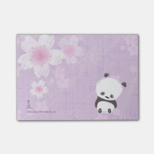 Zen-Panda-Post-It (Kirschblüte) Post-it Klebezettel