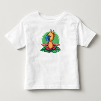 Zen Parrot - Tropische Medizin Kunst Kleinkind T-shirt