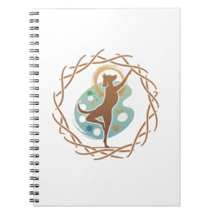 Zen Paws & Palette: Die ultimative Yoga- und Kunst Notizblock