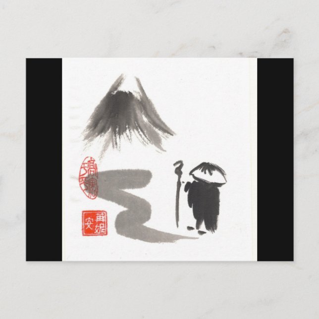 Zen Pilgrim Postkarte (Vorderseite)