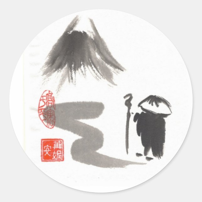 Zen Pilgrim Stickers (Vorderseite)