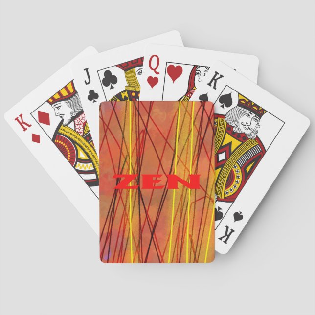 Zen-Poker-Spielkarten Spielkarten (Rückseite)