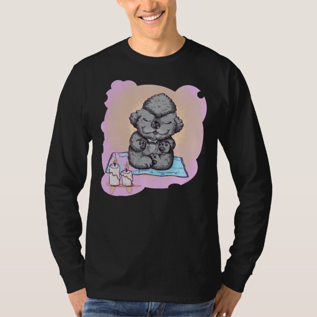 Zen Poodle T-Shirt (Vorderseite)