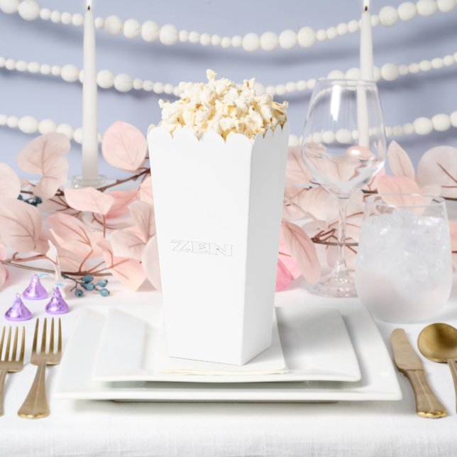 Zen-Popcornboxen Geschenkschachtel (Hochzeit)