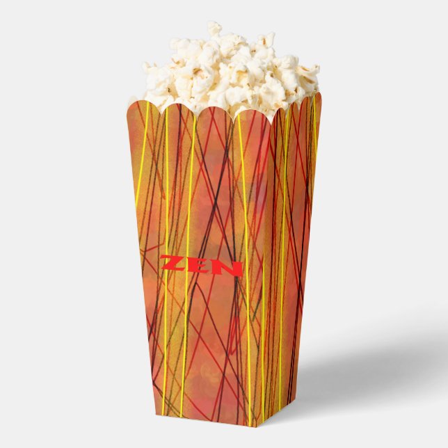 Zen-Popcornboxen mit rotem Draht Geschenkschachtel (Geplatzt)