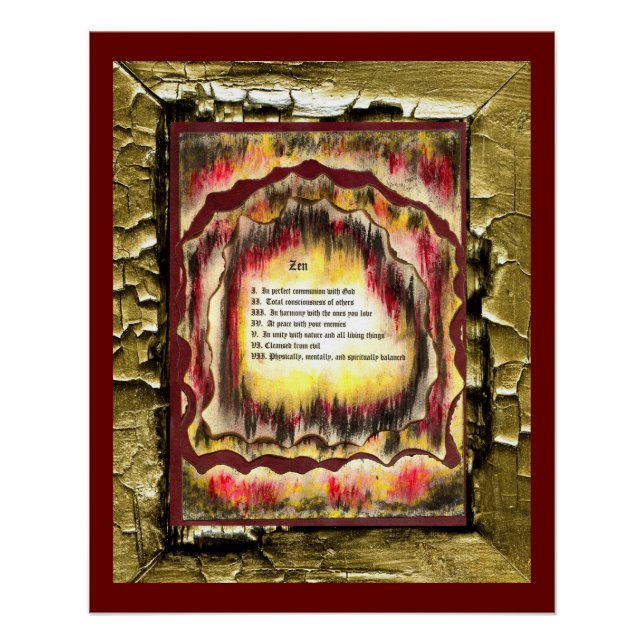 Zen Poster (Vorderseite)