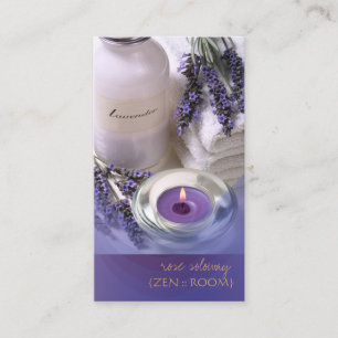 Zen-Raum/Lavendel-Geschäftskarten Visitenkarte