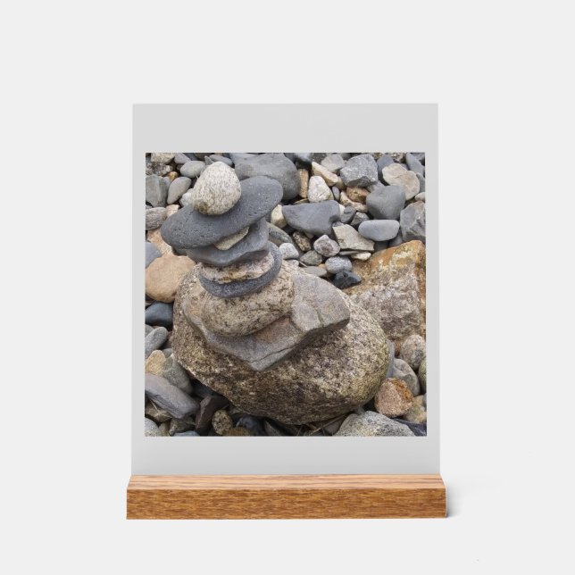 Zen Rock Decorative Acrylschild (Vorderseite)