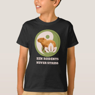 Zen Rodents stress Capybara T-Shirt