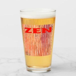 Zen-Rot-Glas-Tumbler Glas