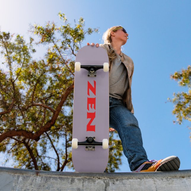Zen Rot-Graue-Skateboard Skateboard (Außenbereich 1)
