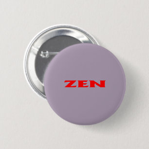 Zen Rot-Graue Standard-Rundtaste Button
