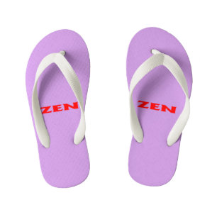 Zen-Rot-Lila-Klumpen Kinderbadesandalen