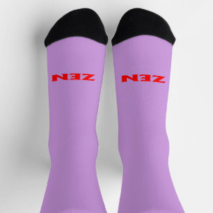 Zen-Rot-Lila-Prämiensocken Socken