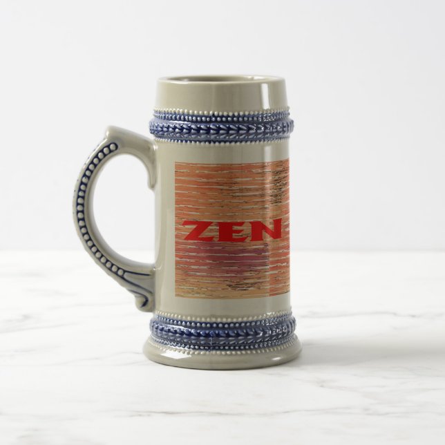 Zen-Rote Schilf Bierglas (Links)