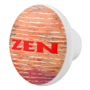 Zen-Rote-Schilf-Keramik Keramikknauf