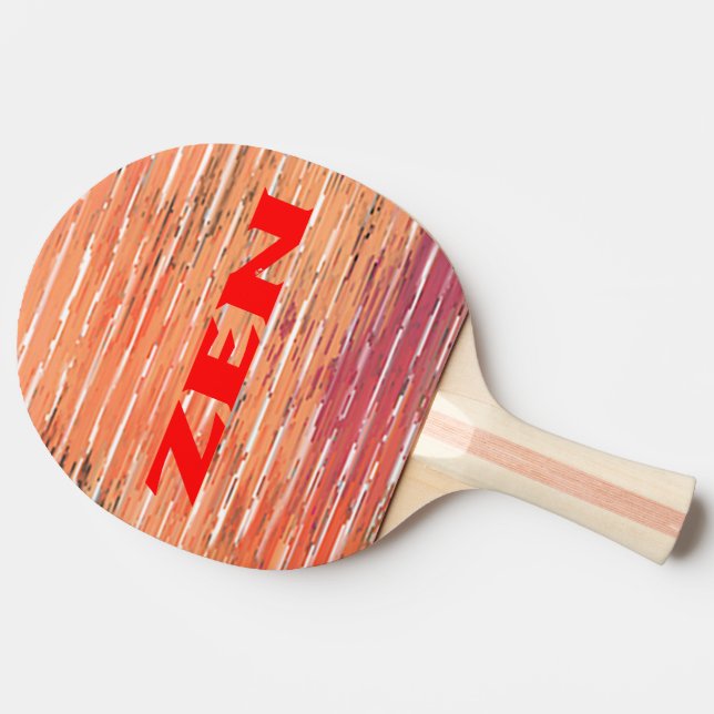 Zen Rote Schilf Tischtennispaddel Tischtennis Schläger (Seitenansicht)