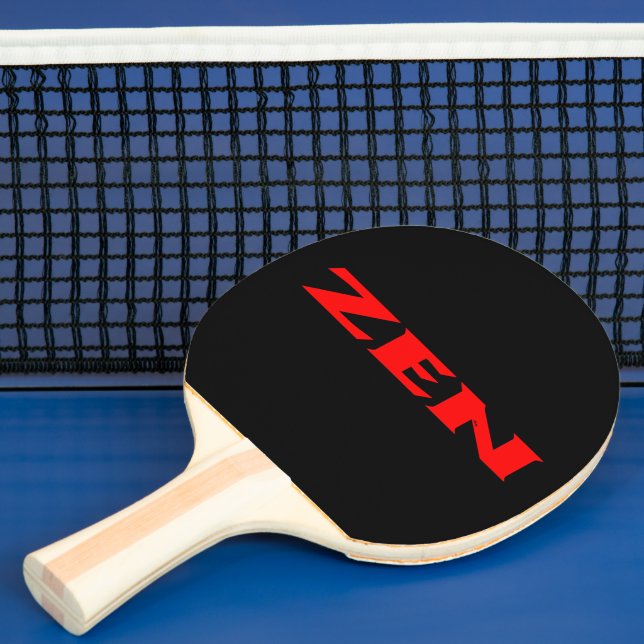 Zen rotes Pingpongpaddel Tischtennis Schläger (InSitu)
