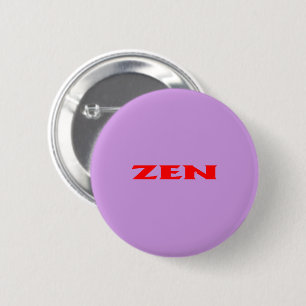 Zen-Rotlila-Standardrunde Button