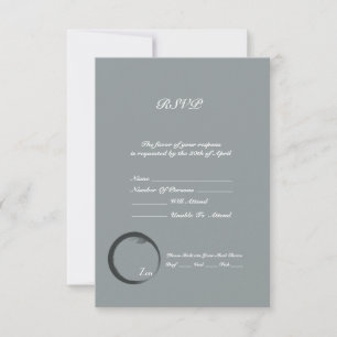 Zen RSVP Karte