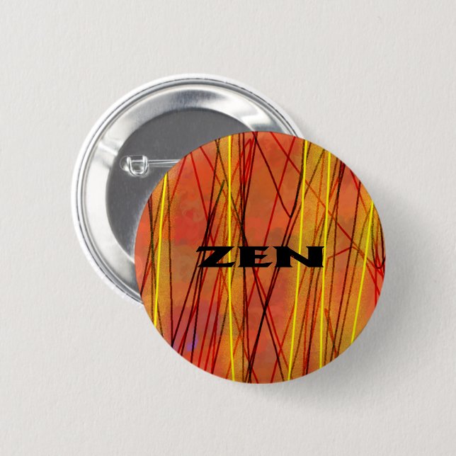Zen-Rund-Taste für schwarzen Draht Button (Vorne & Hinten)