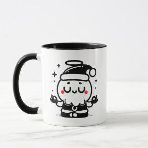 Zen Santa – Süßer meditierender Weihnachtsmann Fei Tasse