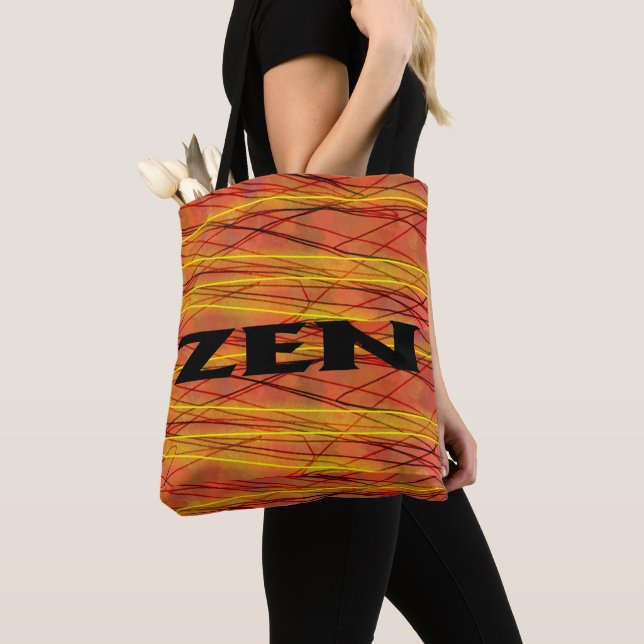Zen Schultertasche mit schwarzem Draht Tasche (Von Nahem)
