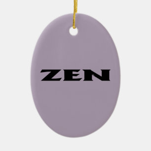 Zen-Schwarz-Grau-Oval-Keramik Keramik Ornament