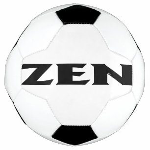 Zen-Schwarzfußball Fußball