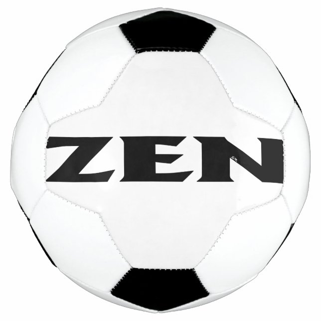 Zen-Schwarzfußball Fußball (Vorderseite)