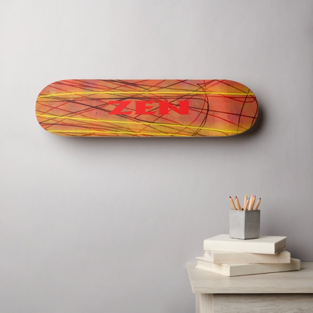 Zen-Skateboard Skateboard (Wandkunst (Horz))