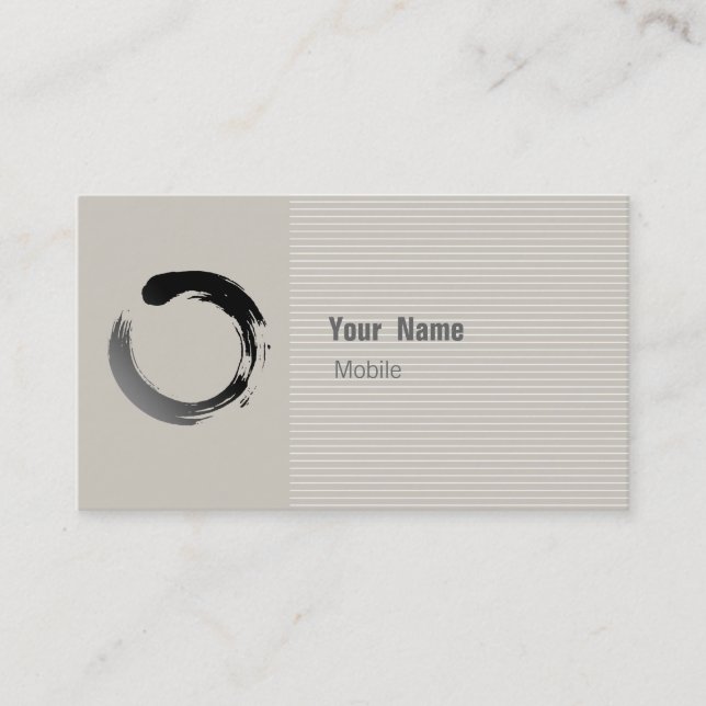 Zen Sketch Visitenkarte (Vorderseite)