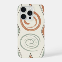 Zen-Spirale Konzentrische Kreise Geometrisch iPhone 15 Pro Hülle
