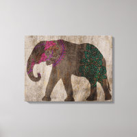 Zen-Stamm-asiatischer Elefant