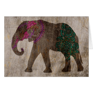 Zen-Stammes- asiatischer Elefant