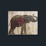 Zen-Stammeselephant Leinwanddruck<br><div class="desc">Zen Stamm asiatische Elefant. Künstler: Sharon Chandler. Bild-ID: 152931GG.</div>