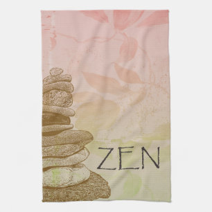 Zen-Steinhaufen Handtuch