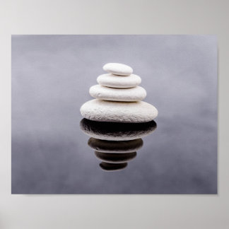 Zen Stones Beautiful Art Poster
