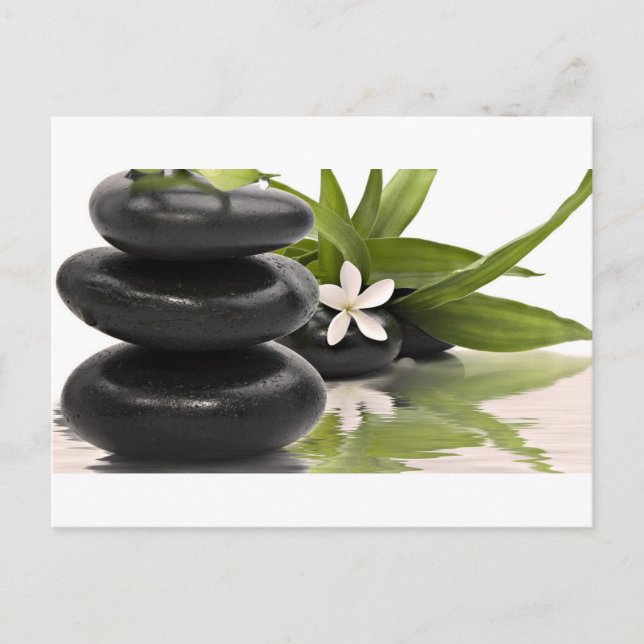 Zen Stones Postkarte (Vorderseite)