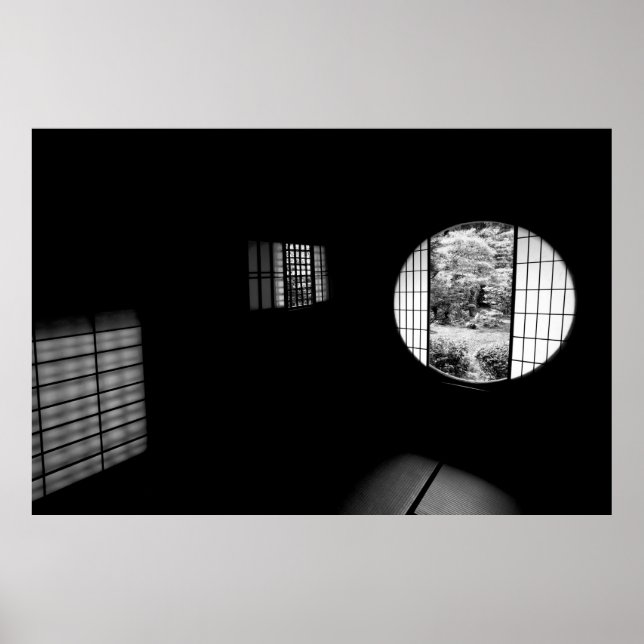 ZEN TEMPLE TEA HOUSE INTERIOR POSTER (Vorne)