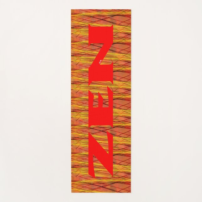 Zen-Trainingsmatte Yogamatte (Vorderseite)