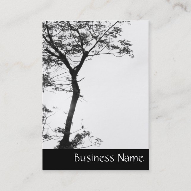 Zen Tree Balance l Nature Fotografy Chubby Visitenkarte (Vorderseite)