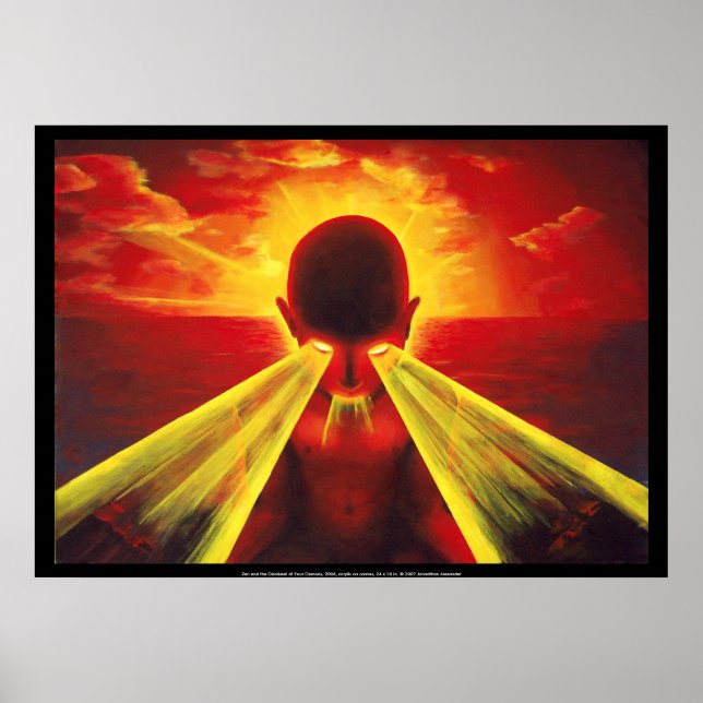 Zen und die Entlassung deiner Dämonen Poster (Vorne)