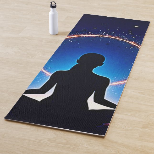 Zen Under Stars: Cosmic Meditation Yogamatte (Beispiel)