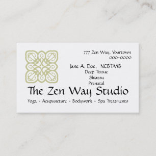 Zen-Weisen-Karosserien-Karte Terminkarte