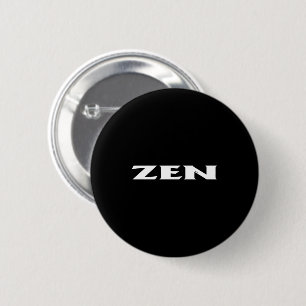 Zen weiße schwarze Standardrunde Taste Button