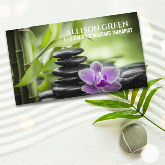 Zen WELLNESS-CENTER Schönheitssalon Aromatherapie  Visitenkarte